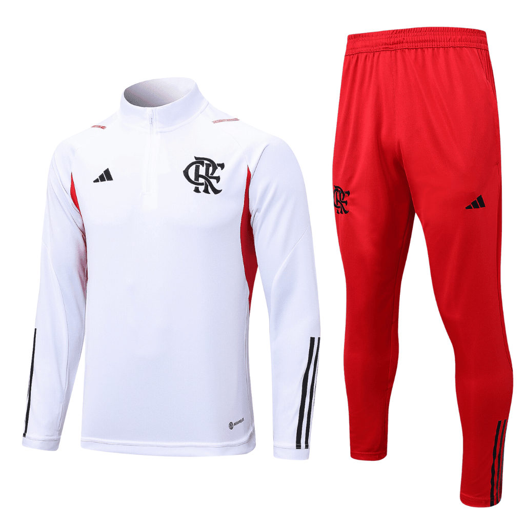 Conjunto de Frio Branco Flamengo