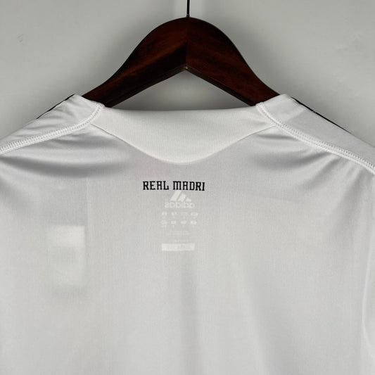 CAMISA REAL MADRID MANGA LONGA RETRÔ HOME 09/10