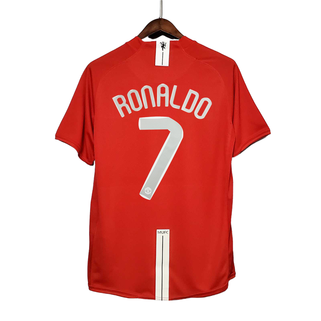 Camisa Retrô Manchester United 2007/08 Edição Champions League