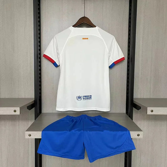 Conjunto Infantil Unissex Barcelona Branco