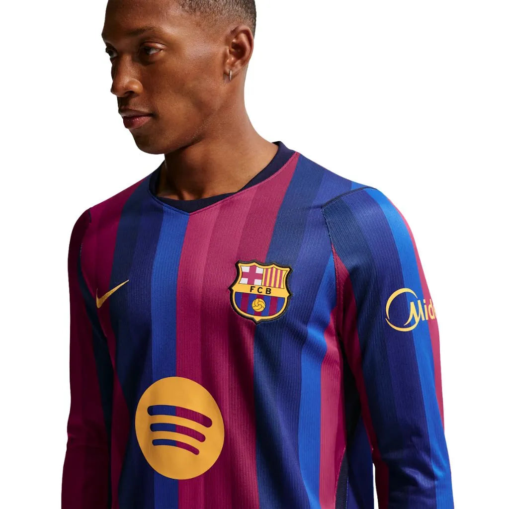 Camisa Masculina Barcelona Home 2026/27 Manga Longa