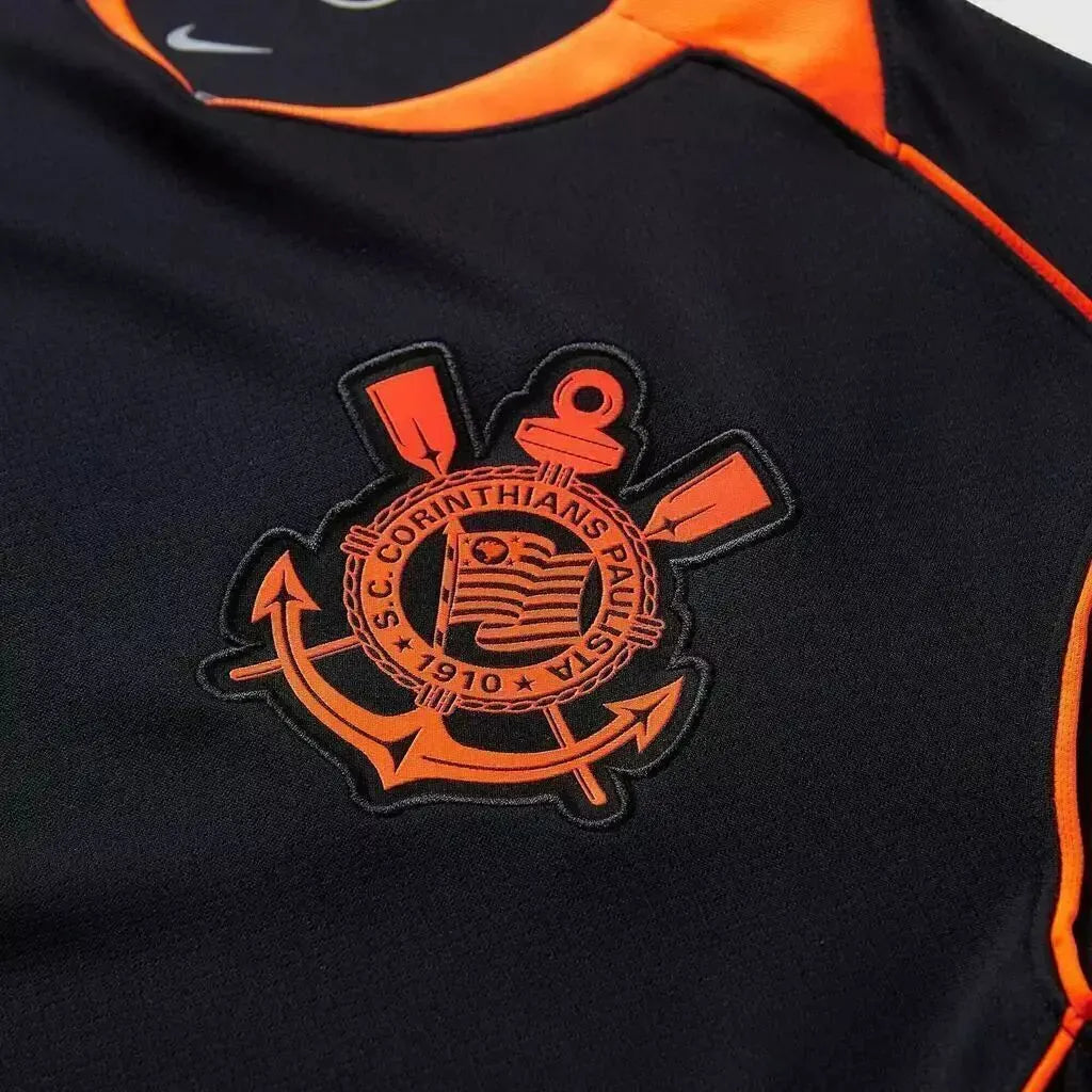 Camisa Masculina Corinthians III 2025/26 Ice Blue Racionais