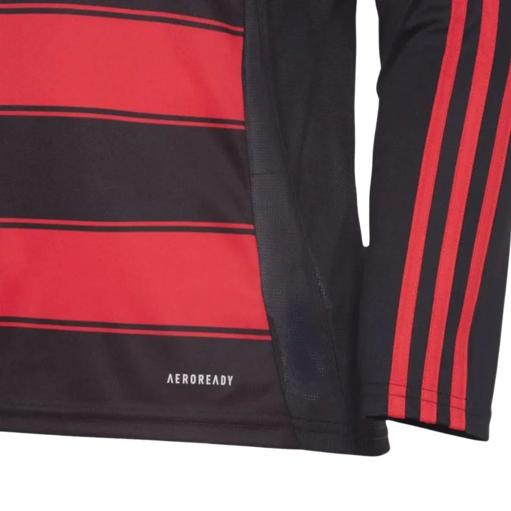 Camisa Masculina Flamengo I 2025/26 Manga Longa