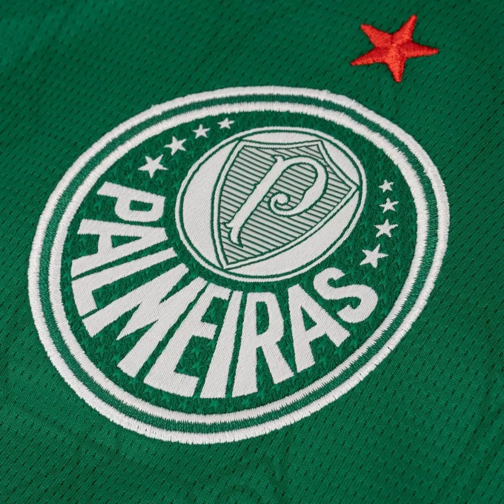 Camisa Masculina Palmeiras Puma I 2025/26 com Patch Libertadores