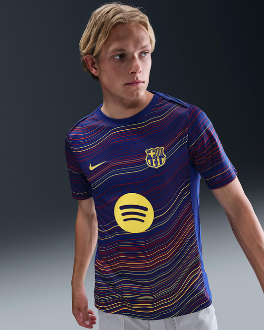 Camisa Masculina Barcelona Pré Jogo 2025/26