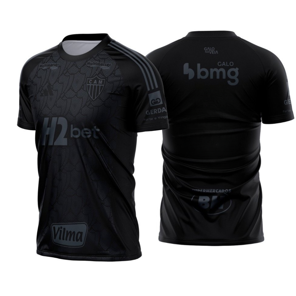 Camisa Masculina Atlético Mineiro 2025 All Black