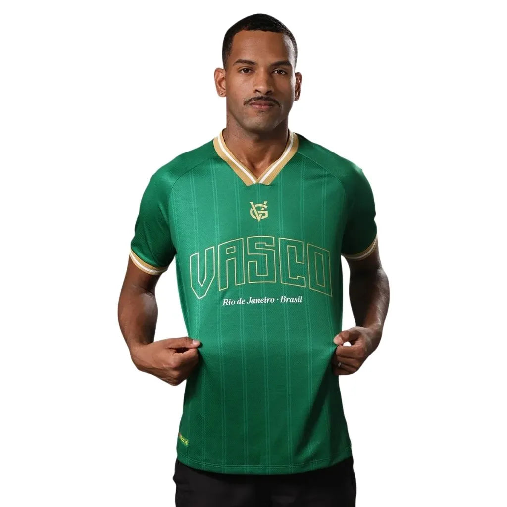 Camisa Masculina Vasco Brasil Verde