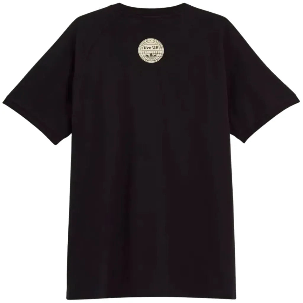Camisa Tour Oásis x Adidas 3 Listras Preta