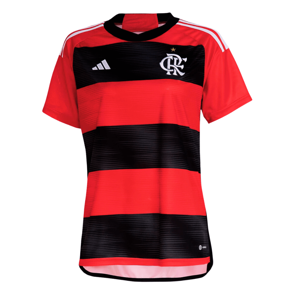 Camisa Feminina Flamengo I 2023/24 - Lançamento