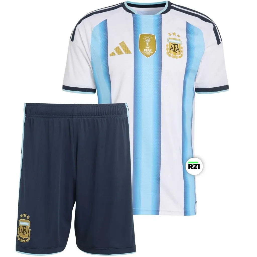 Kit Masculino Argentina I 26 Authentic Azul
