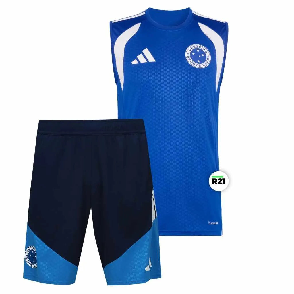 Kit Masculino Cruzeiro Treino II 2026