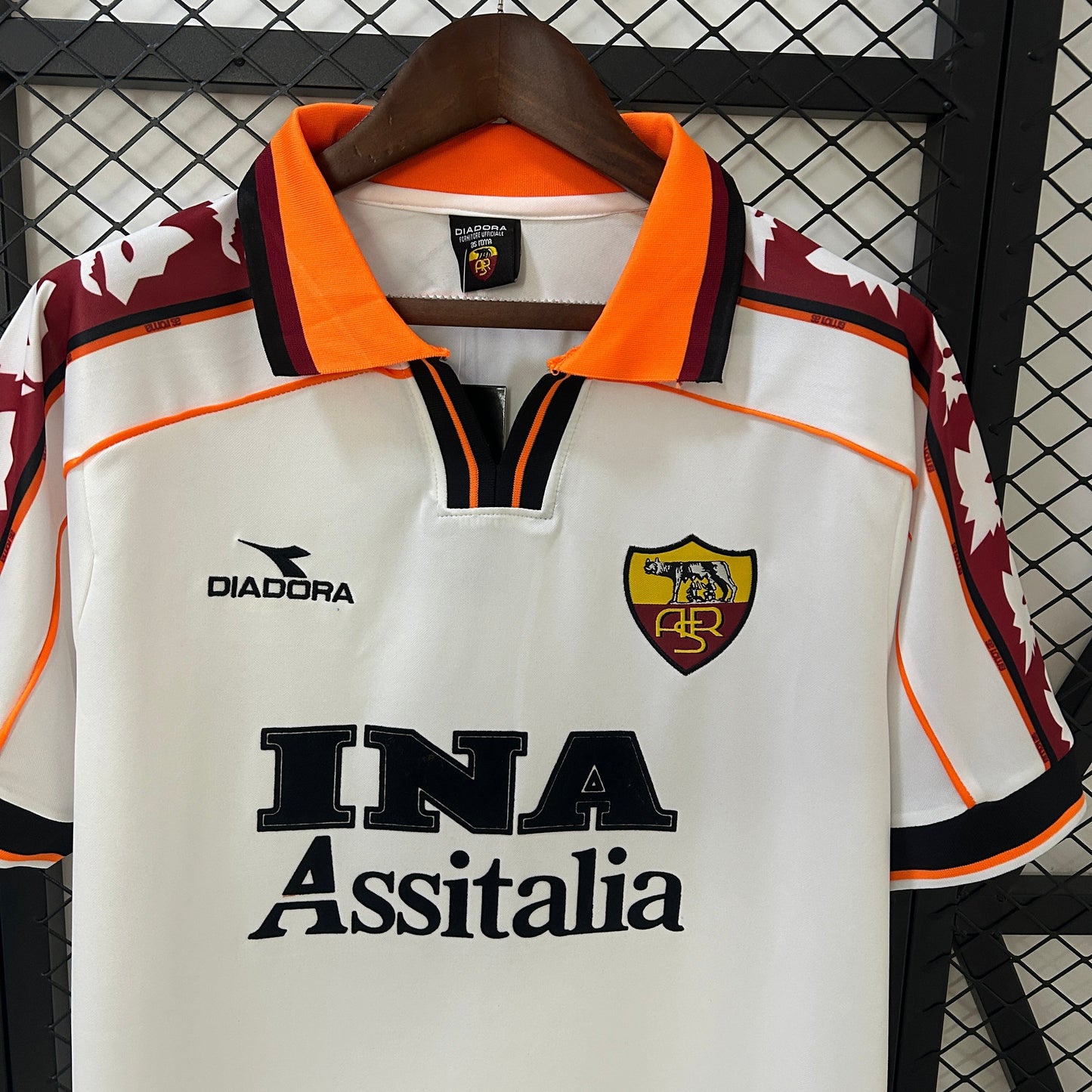CAMISA RETRÔ ROMA AWAY 98/99