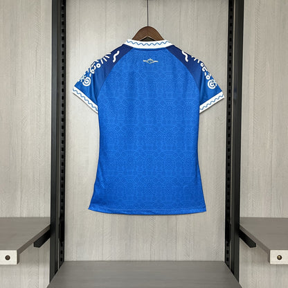 Camisa Bahia IV 24/25 - Azul Feminina Baby Look