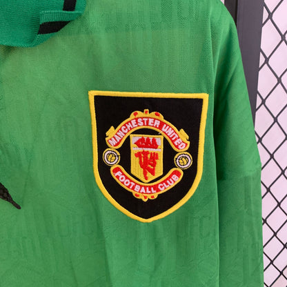 CAMISA RETRÔ MANCHESTER UNITED THIRD MANGA LONGA 92/94