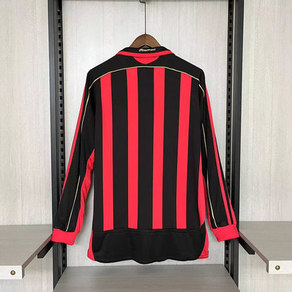 CAMISA RETRÔ MILAN HOME MANGA LONGA 06/07