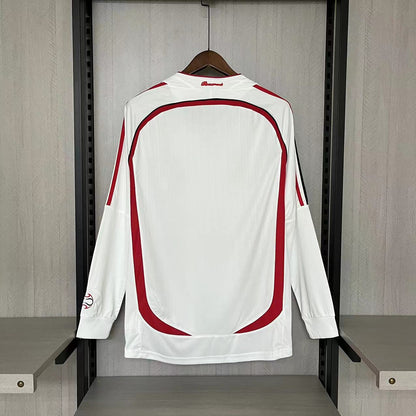 CAMISA RETRÔ MILAN AWAY MANGA LONGA 06/07