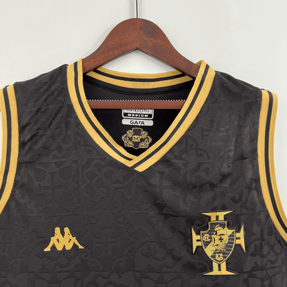 Regata Masculina Vasco 2022/23 Preto - Torcedor