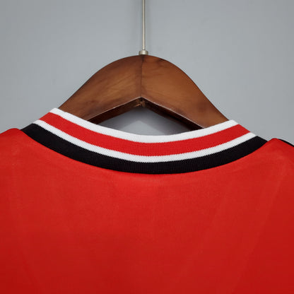 CAMISA RETRÔ MANCHESTER UNITED HOME 1985