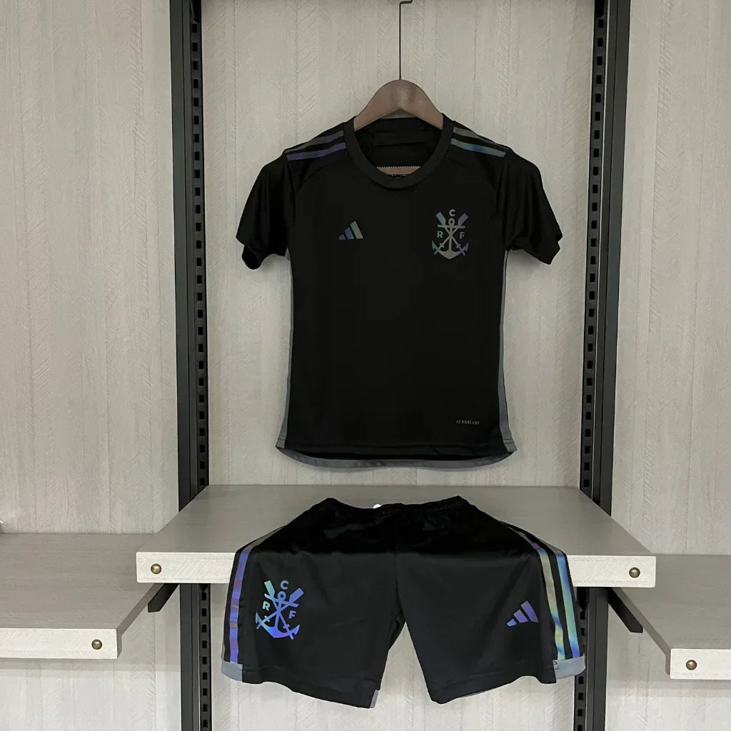 Conjunto Infantil  Flamengo III Refletivo 2023