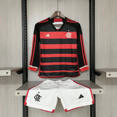 Conjunto Infantil Flamengo I 2024/25 Manga Longa