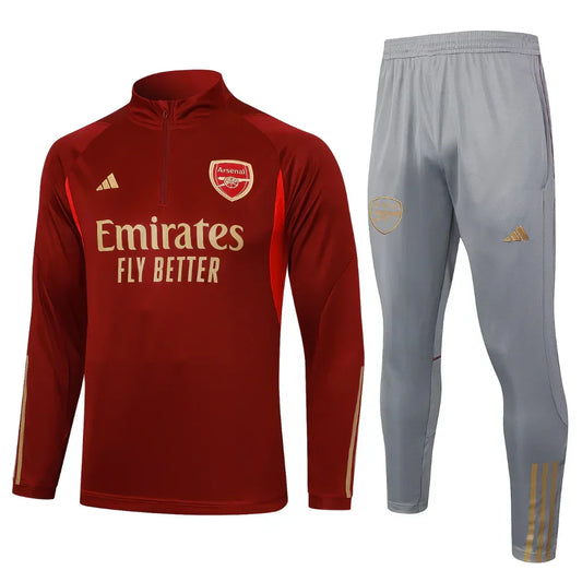 Conjunto de Treino Meio Ziper Arsenal