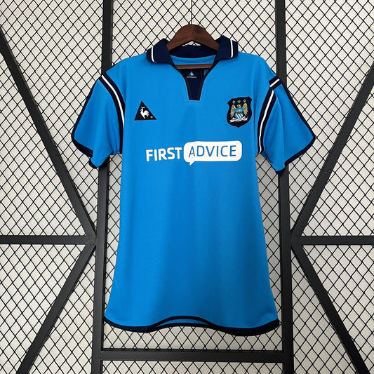 CAMISA MANCHESTER CITY RETRÔ HOME 02/03
