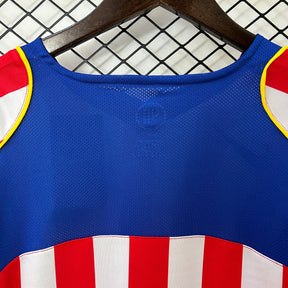 CAMISA ATLÉTICO DE MADRID RETRÔ MANGA LONGA HOME 04/05