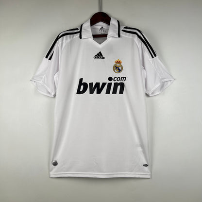 CAMISA REAL MADRID RETRÔ HOME 08/09