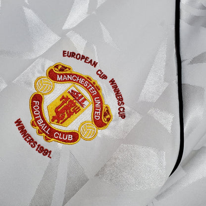 CAMISA RETRÔ MANCHESTER UNITED AWAY 91/92