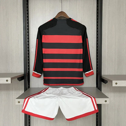 Conjunto Infantil Flamengo I 2024/25 Manga Longa