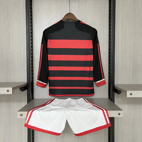 Conjunto Infantil Flamengo I 2024/25 Manga Longa