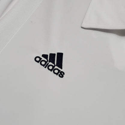 CAMISA REAL MADRID MANGA LONGA RETRÔ HOME 2002