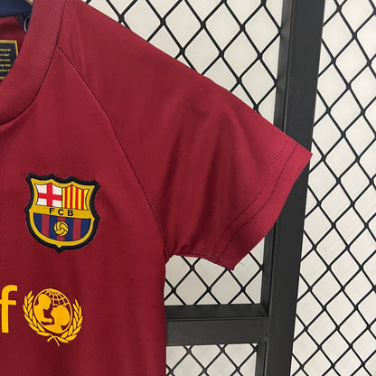 KIT INFANTIL RETRÔ BARCELONA HOME 08/09