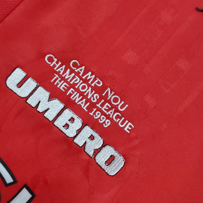 CAMISA RETRÔ MANCHESTER UNITED HOME 99/00
