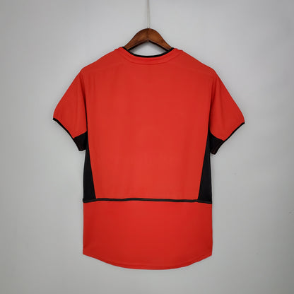 CAMISA RETRÔ MANCHESTER UNITED HOME 02/04