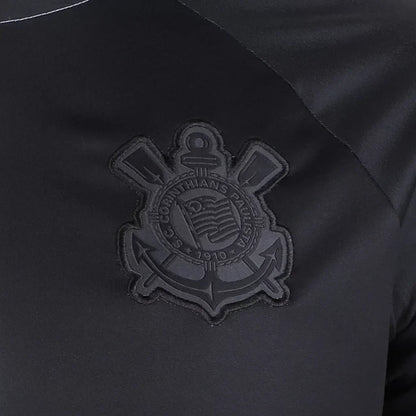 Camiseta Corinthians Pré Jogo 23/24  - Preto+Branco