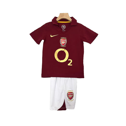 Kit Infantil Retrô Arsenal Home 05/06