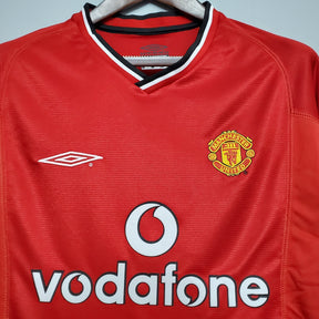CAMISA RETRÔ MANCHESTER UNITED HOME 00/01