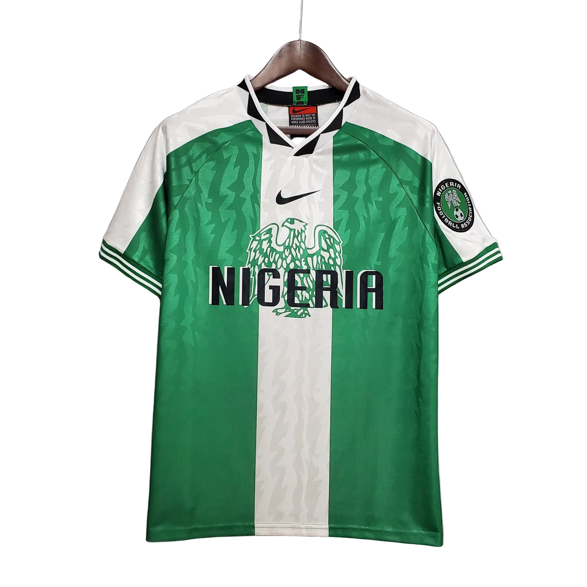 Camisa da seleção da Nigéria retrô 1996 campeã das olimpíadas
