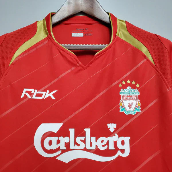 Camisa Retrô Liverpool Home 05/06