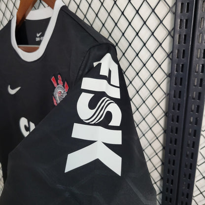 Camisa Retrô Timao  2012/13 RESERVA PRETA CAIXA