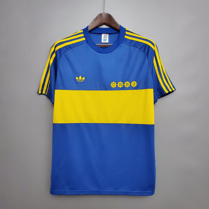 CAMISA BOCA JUNIORS RETRÔ HOME 80/81