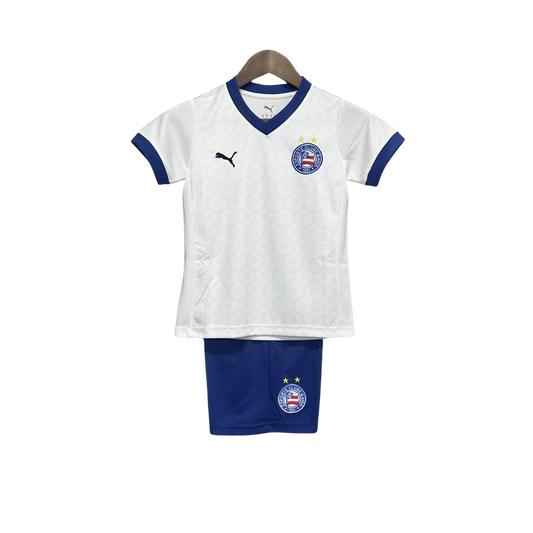 Conjunto Infantil Bahia Titular 25/26 - Branco