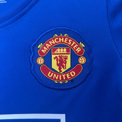 KIT INFANTIL RETRÔ MANCHESTER UNITED BLUE 08/09