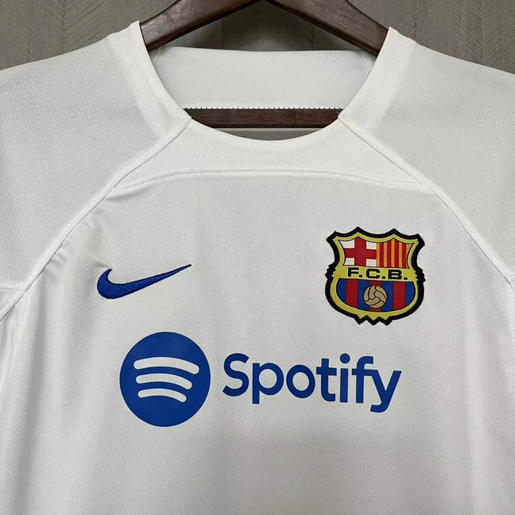 Conjunto Infantil Unissex  Barcelona Branco