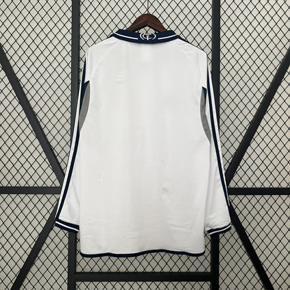 CAMISA REAL MADRID MANGA LONGA RETRÔ HOME 00/01