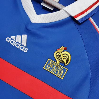 CAMISA RETRÔ FRANÇA HOME 1998