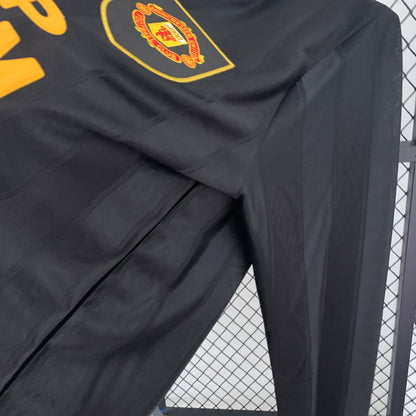 CAMISA RETRÔ MANCHESTER UNITED AWAY MANGA LONGA 93/95
