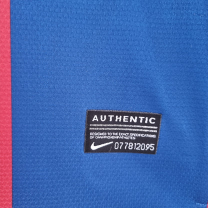CAMISA RETRÔ BARCELONA HOME MANGA LONGA 10/11