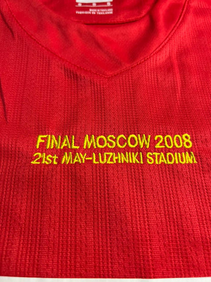 Camisa Retrô Manchester United 2007/08 Edição Champions League